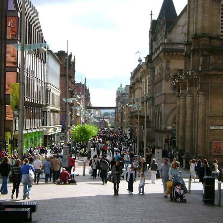 City Centre Apartment W Parking & Hyperoptic Wifi Glasgow Dış mekan fotoğraf