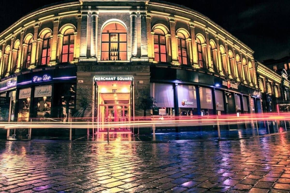 City Centre Apartment W Parking & Hyperoptic Wifi Glasgow Dış mekan fotoğraf