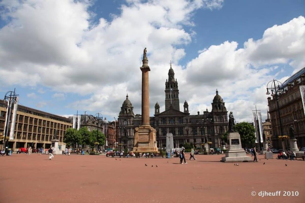 City Centre Apartment W Parking & Hyperoptic Wifi Glasgow Dış mekan fotoğraf