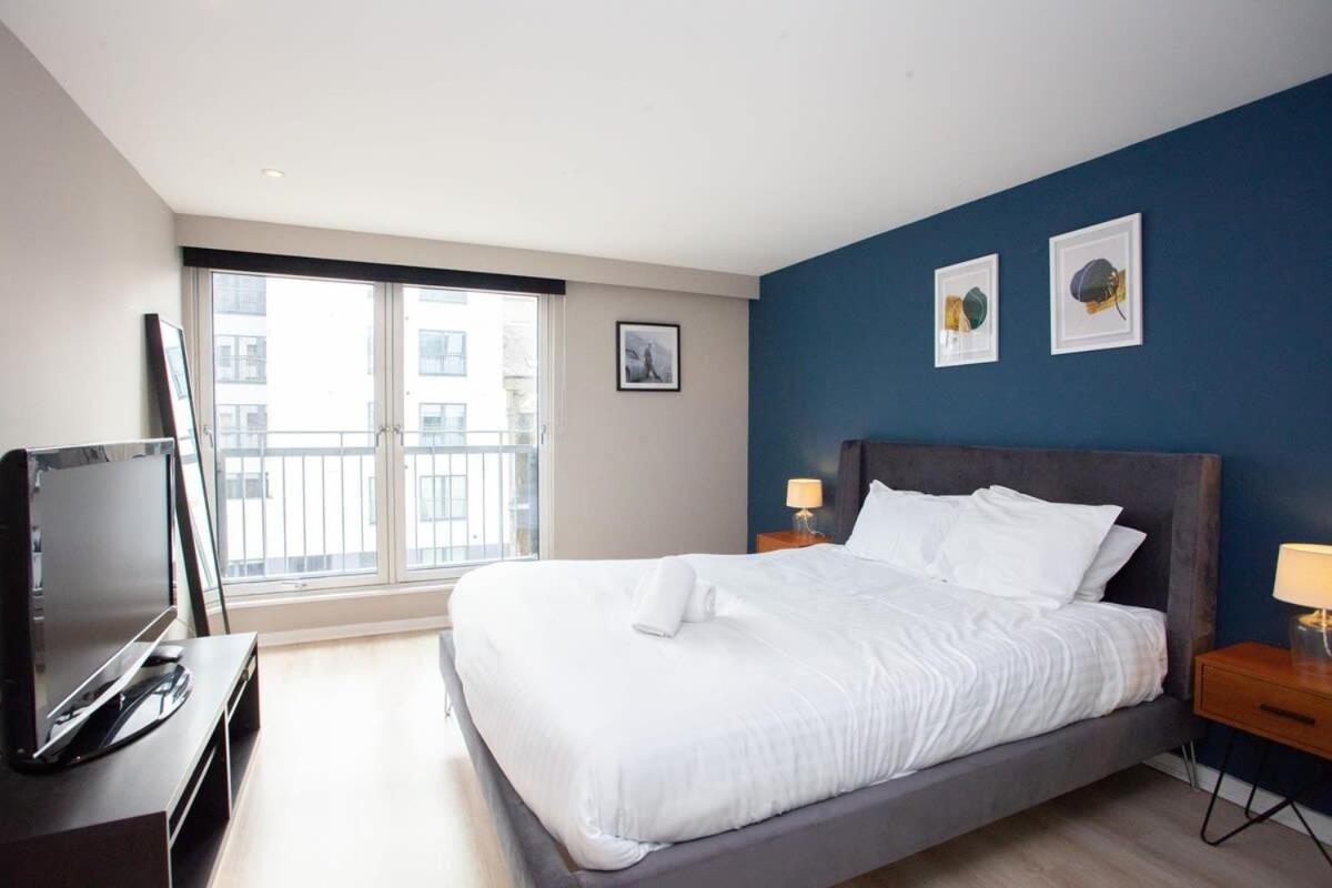 City Centre Apartment W Parking & Hyperoptic Wifi Glasgow Dış mekan fotoğraf