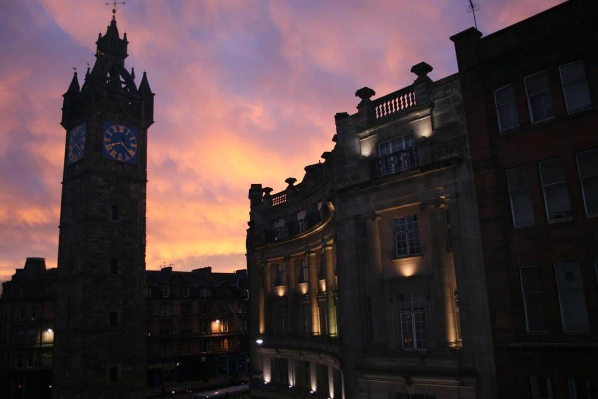 City Centre Apartment W Parking & Hyperoptic Wifi Glasgow Dış mekan fotoğraf