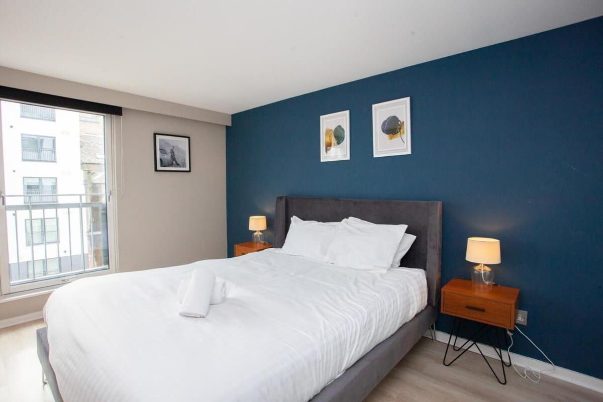 City Centre Apartment W Parking & Hyperoptic Wifi Glasgow Dış mekan fotoğraf