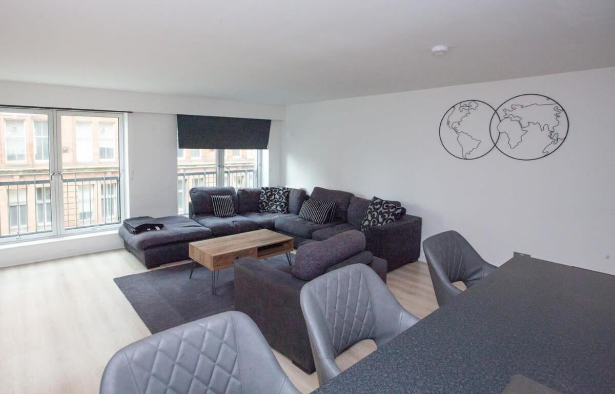 City Centre Apartment W Parking & Hyperoptic Wifi Glasgow Dış mekan fotoğraf